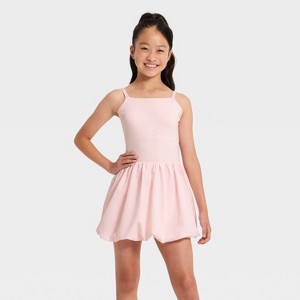 Girls' Bubble Hem Dress - All In Motion™ - 1 of 4