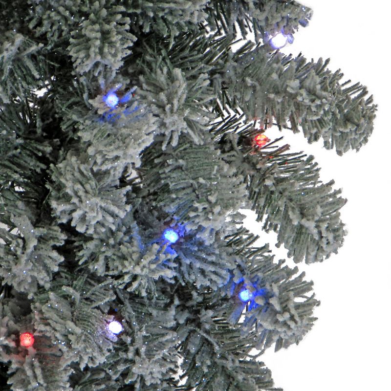 National Tree Company 9 ft. Snowy Sheffield Spruce Garland with Twinkly™ LED Lights, 3 of 5
