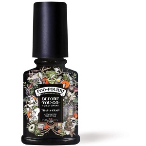 Poo-Pourri Before-You-Go Toilet Spray, Trap-A-Crap, 2 Fl Oz - Cedarwood and Citrus - 1 of 3