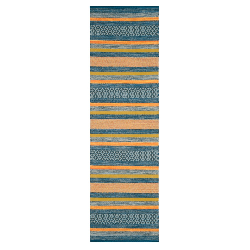  Runner Blue/orange Stripe Woven