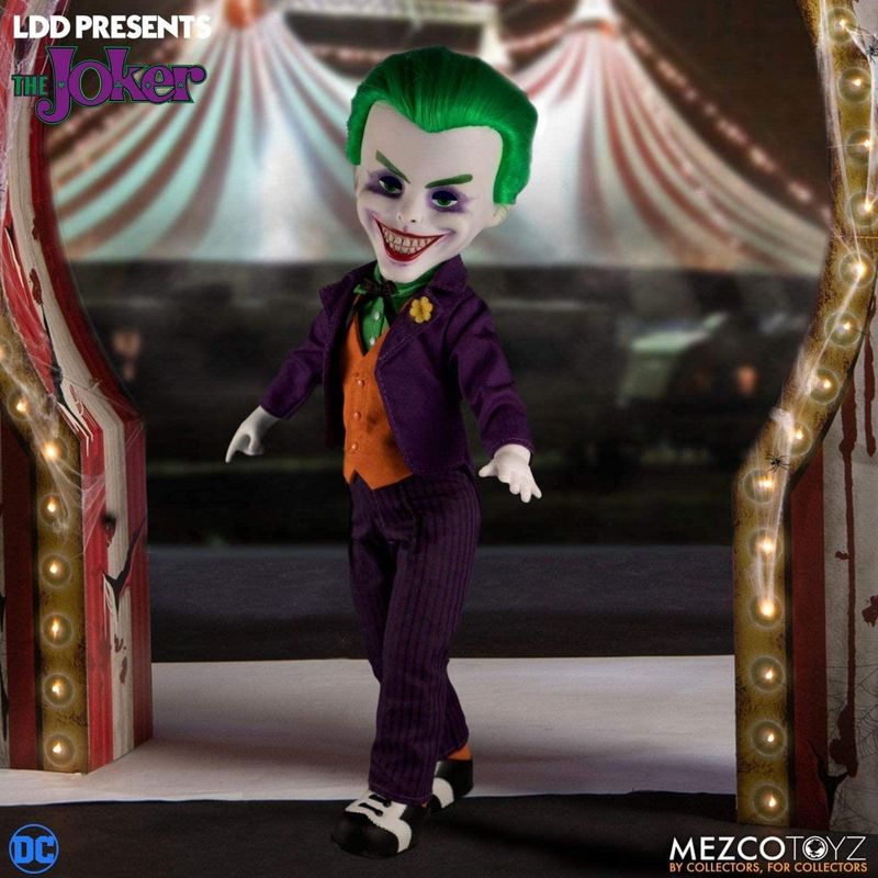 Mezco Toyz DC Universe Living Dead Dolls Joker 10 Inch Collectible Doll, 3 of 10