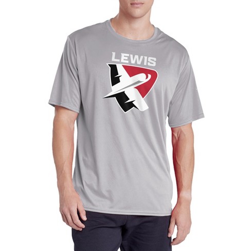 Lewis University Adult Men's Sport Active T-Shirt Primary Logo, Black - image 1 of 4