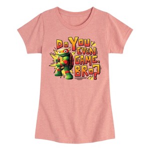 Girls' - Teenage Mutant Ninja Turtles - Battle Tycoon Do You Even Game Bro Fitted Short Sleeve Graphic T-Shirt - 1 of 4