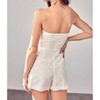 Women's Eyelet Ruffle Romper - DO+BE - 3 of 3