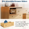 Garvee 5 Drawer Dresser for Bedroom, Chest of Drawers, Closet Dresser Storage Cabinet Organizer for Bedroom, Living Room, Hallway & Office - 4 of 4