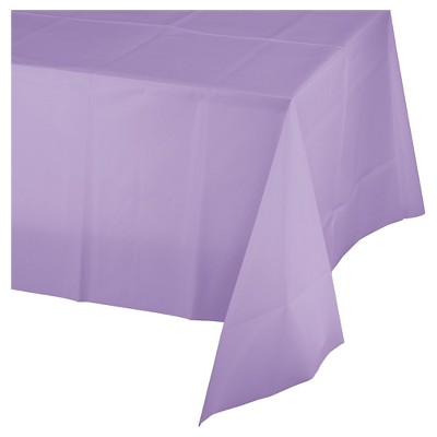 Luscious Lavender Purple Disposable Tablecloth