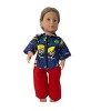 Doll Clothes Superstore Funny Guys Jacket And Pants Fit 18 Inch Boy and Girl Dolls And 15-16 Inch Cabbage Patch Boy Dolls - 3 of 4