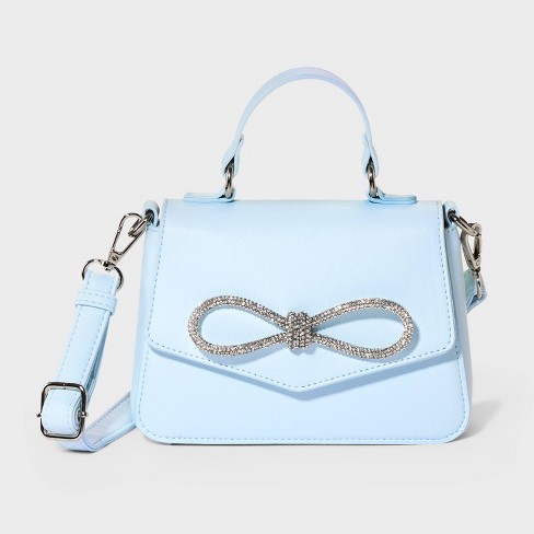 Mini Bow Top Handle Crossbody Bag Wild Fable Blue Target