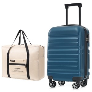 Grungis 6-Piece Hardshell Luggage Set with Dual Spinner Wheels,Lightweight & Durable ABS Hardside ABS Luggage Suitcases - 1 of 4