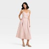Women's Bow Belt Midi Dress - A New Day™ - 3 of 3