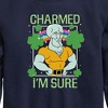 Boys' - SpongeBob Squarepants - Charmed I'm Sure Graphic Long Sleeve Fleece Sweatshirt - 2 of 4