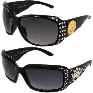 2 Pairs of Global Vision Eyewear Lioness Assortment Women's Fashion Glasses with Smoke, Smoke Lenses - 1 of 4