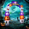 Outsunny 7.9' Halloween Inflatable Archway Pumpkin Skulls Ghosts Bats Archway Beams, Halloween Decoration with LED Lights for Garden Indoor Outdoor - 3 of 4