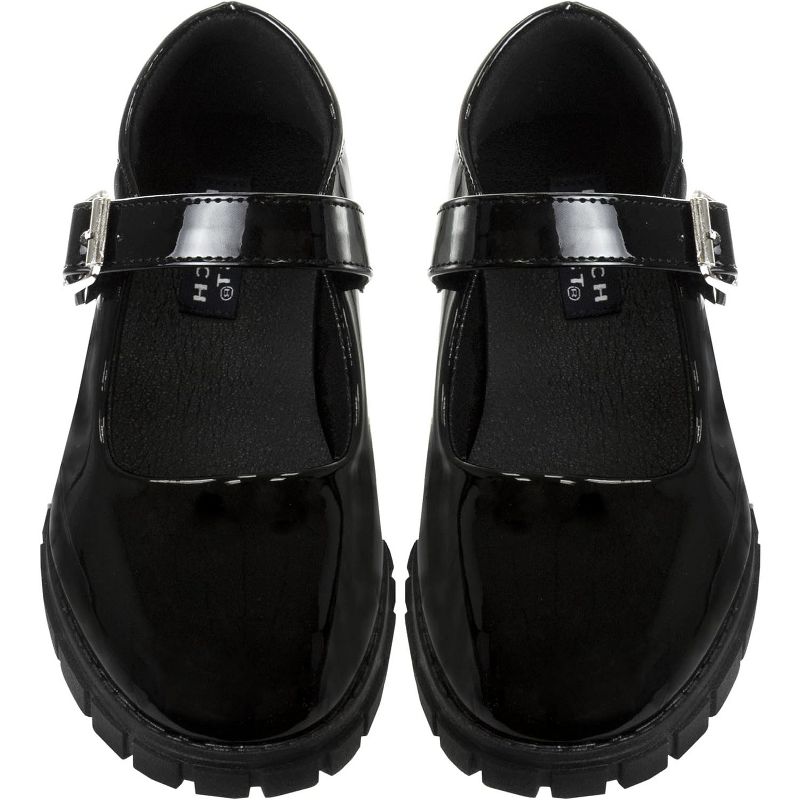 French Toast Girls Round Toe Ankle Strap Maryjane School Shoes - Mary Jane Platform Oxford Dress Shoe Pumps - Black/Navy/Brown (Little Kid/Big Kid), 2 of 8