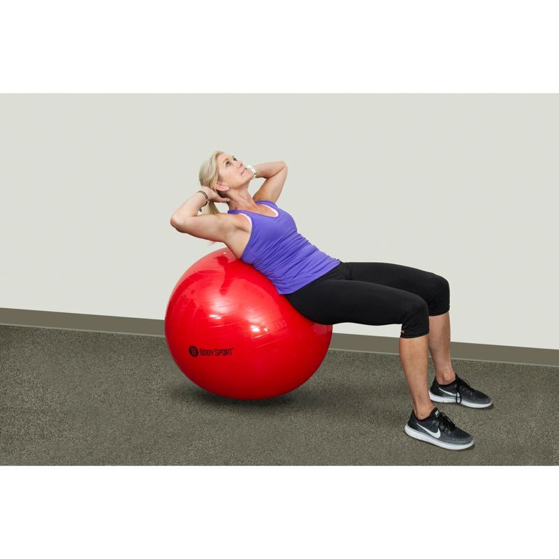 BodySport Slow Release Exercise Ball with Pump, Exercise Equipment for Home, Office, Gym, and Classroom, 5 of 6