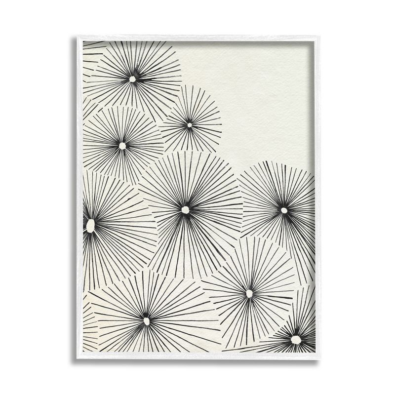 Stupell Industries Contemporary Flowers Abstract Framed Giclee, 1 of 6