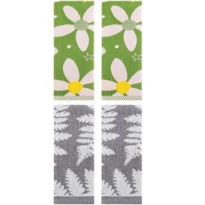 REGALWOVEN 4 Pcs Cotton Soft Absorbent Decorative Hand Towels for Bathroom Kitchen 13 x 29 Inch - 1 of 4