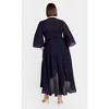 Women's Plus Size Kira Maxi Dress - navy | CITY CHIC - 2 of 4