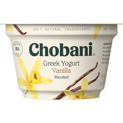 Chobani Vanilla Blended Nonfat Greek Yogurt - 5.3oz