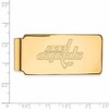 Black Bow Jewelry 14k Yellow Gold Plated Sterling Silver Washington Capitals NHL Money Clip - 2 of 3