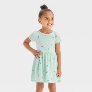 Toddler Girls' St. Patrick's Day Short Sleeve Dress - Cat & Jack™ - 1 of 3