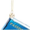 Gallerie II Blown Glass Passport Ornament - 2 of 3