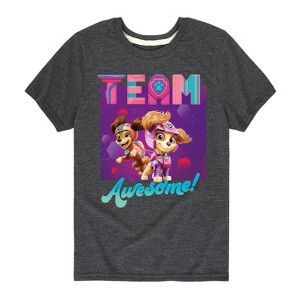 Boys' - Paw Patrol - Team Awesome Short Sleeve Graphic T-Shirt - 1 of 4