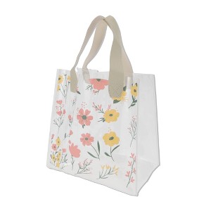 Unique Bargains Floral Reusable Gift Bag 1 Pc - 1 of 4