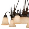 Vaxcel Yosemite 9 - Light Chandelier in  Burnished Bronze - 2 of 4