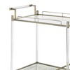 Acme Furniture Cirro Bar Serving Cart Antique Mirror/Wire Brass - 4 of 4