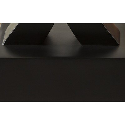 29 Inch Black Sculptural Table Lamp Set with Empire Shade
