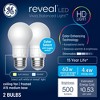 GE 2pk 60W Color Select A15 LED Ceiling Fan Light Bulbs - 2 of 4