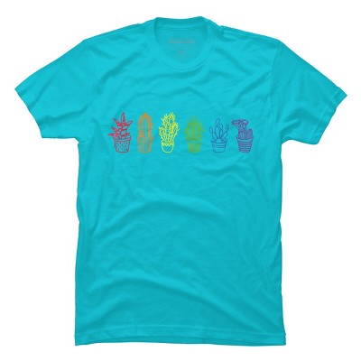Adult Design By Humans Cactus Lover Succulent Rainbow Pride Garden By Avocato T-Shirt