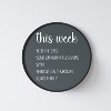 Emma and Oliver Round Wall Mounted Magnetic Chalkboards with Eraser and Chalk - 2 of 4