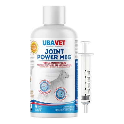 UBAVET Joint Power MEG Maximum Joint Care Liquid for Cats and Dogs – (16.9 fl oz / 500ml)