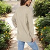 Anna-Kaci Women's Ribbed V-Neck Pullover Top with Collar and Side Slits for Casual Styles - 3 of 4