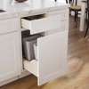 CASAINC 18 in. W x 24 in D x 34.5 in H Base Cabinet with Pull Out Waste Basket - Full Overlay, Soft Close Hinges, RTA Plywood Cabinets - 3 of 4