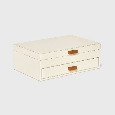 Two Drawer Organizer Jewelry Box - A New Day&#8482; Cream_2