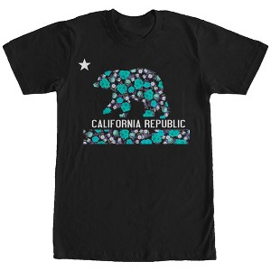 Men's Lost Gods California Flower Flag T-Shirt - 1 of 4