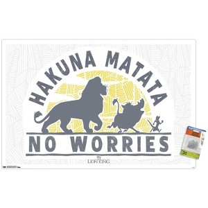 Trends International Disney The Lion King 1994 - No Worries Unframed Wall Poster Prints - 1 of 4