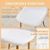 TopComfy Dining Chairs Luxury Simple Chair Set Of 4 High Resilience Dining Chair Restaurants Chairs With Leg For Kitchen, White, 17"*15.3"*34.5" - 3 of 4