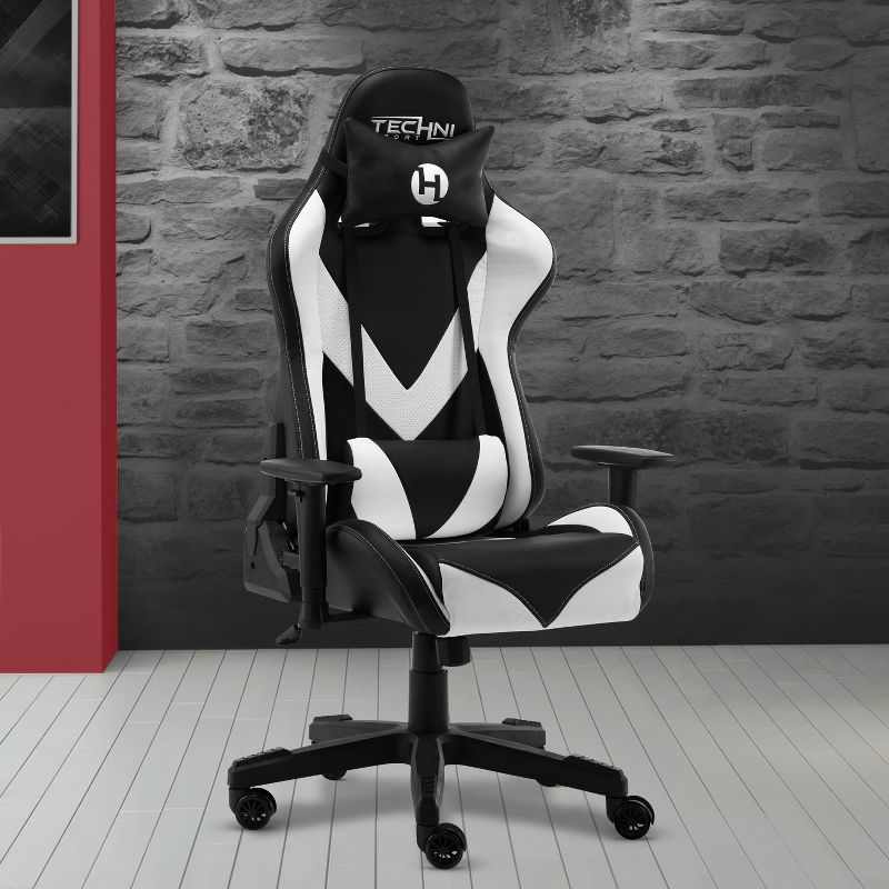 Office PC Gaming Chair White - Techni Sport, 3 of 19