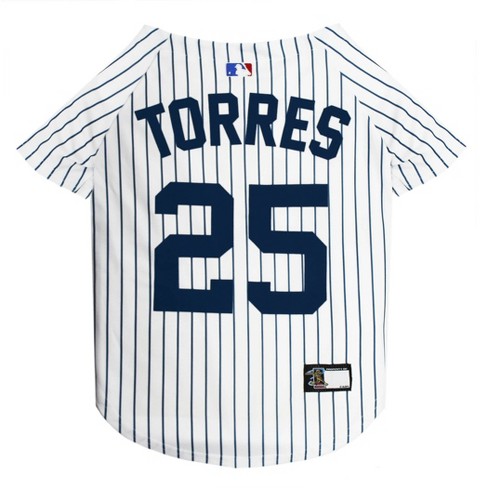 MLB New York Yankees Pets First Pet Baseball Jersey - White L