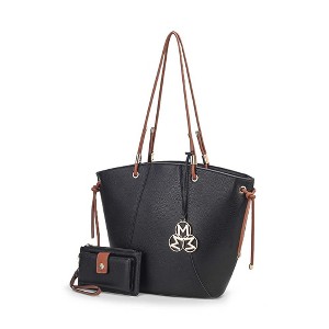 MKF Collection Liv Vegan Leather Women’s Tote Handbag with Matching Wallet by Mia K - 1 of 4