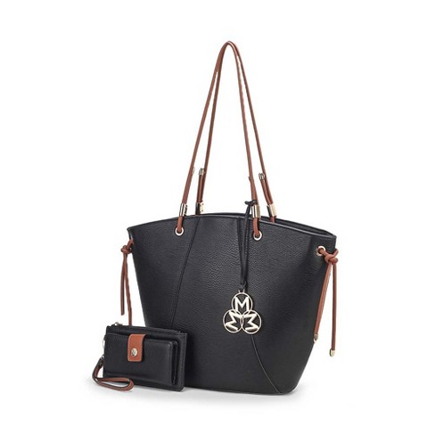 Mkf Collection Liv Vegan Leather Women s Tote Handbag With Matching Wallet By Mia K Target