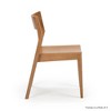 Plank+Beam Modern Dining Chair Set of 2, Solid Wood Chairs for Kitchen, Office, Living Room - 2 of 4