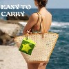 Reusable Beach Essential Sand Bag - Gentle formula protects clothing and equipment, portable yellow sandbag for family vacations outdoor activities - 2 of 4