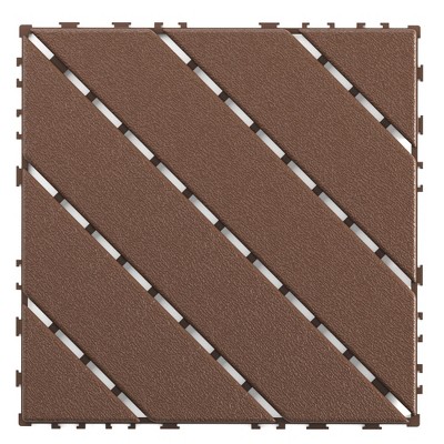 Dolonm 44-Pack 12"x12" Interlocking Deck Tiles – Waterproof Outdoor & Indoor Floor Tiles for Patio, Pool, Balcony – Easy Snap-Together Design