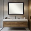 Amanti Art Dalat Beveled Framed Bathroom Vanity Wall Mirror - 4 of 4