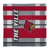 NCAA Louisville Cardinals Heathered Stripe Queen Bedding Set in a Bag - 3pc - 2 of 3